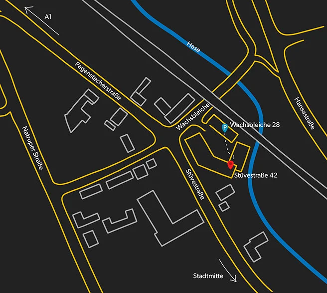 Kontrastkraft: Anfahrtskarte
