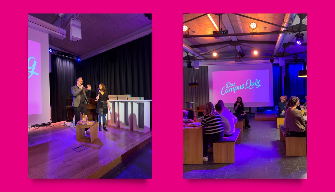 Campusquiz Moderatorin Ingmar und Kora
