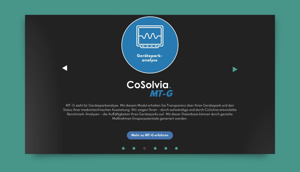 CoSolvia Modulkonzept Slider