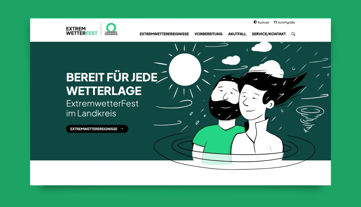 Webseite Extremwetterfest