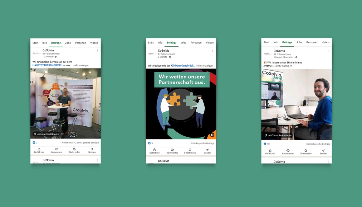 Cosolvia Social Media