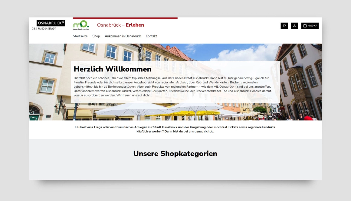 Osnabrück erleben Shop Startseite
