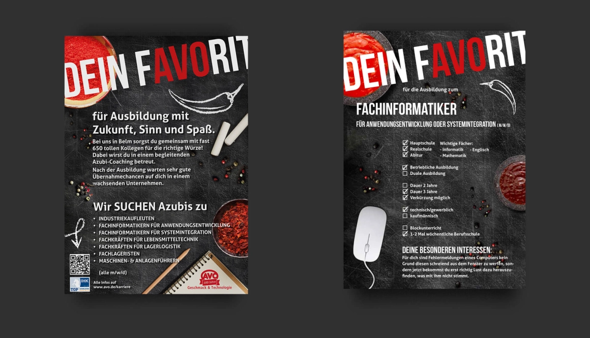 Recruiting Anzeigen AVO