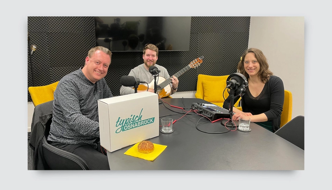 Ingmar, Jakob und Kora im Studio